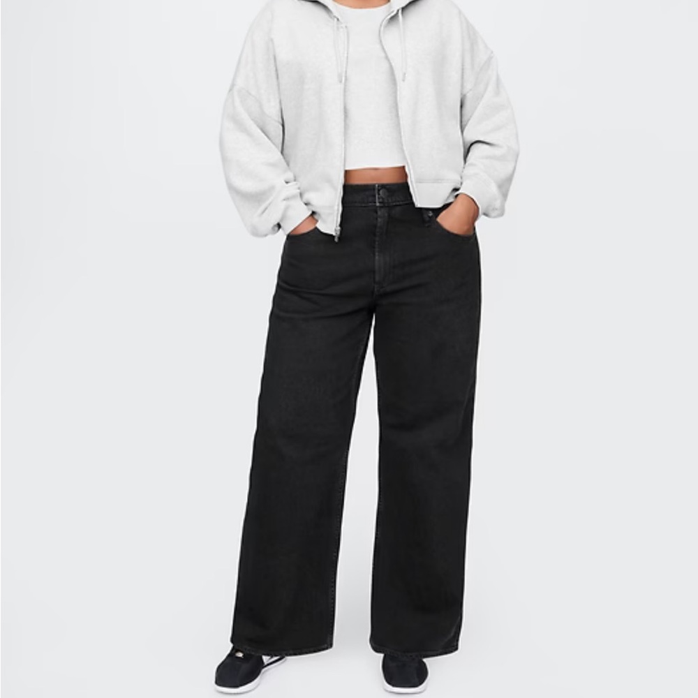 GAP Black Wide-Leg Women's Jeans